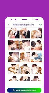 Romantic Couple Love Stickers