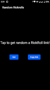 Random Rickroll Links - Apps on Google Play