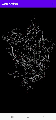 Android application Zeus Android Molecular Viewer screenshort