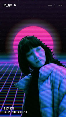 R4WAVE: Retrowave Photo Editorのおすすめ画像1