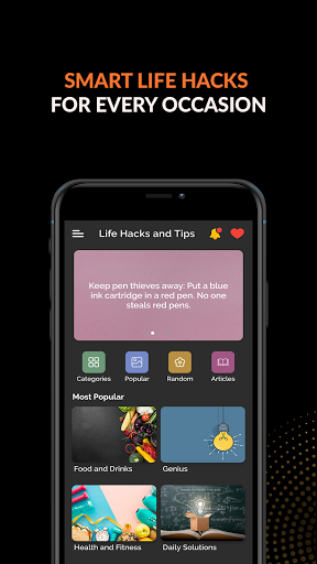 Screenshot of Brilliant Life Hacks and Tips