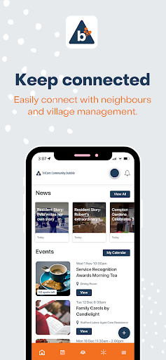 Android application TriCare Community Bubble screenshort