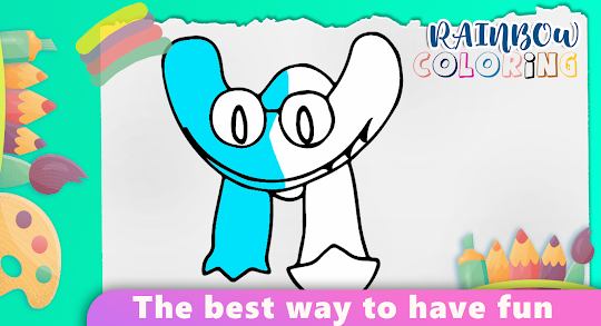 Download Rainbow Friends 2 Color Pages on PC (Emulator) - LDPlayer