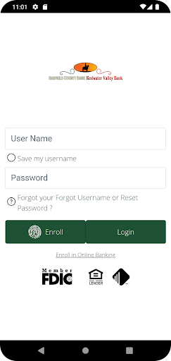 Android application Garfield County Bank screenshort