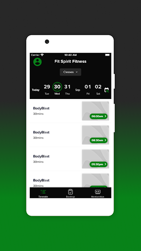 FitSpirit Fitness Screen 2