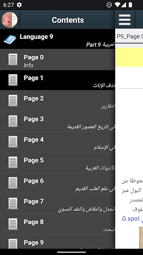 معاينة التطبيق
