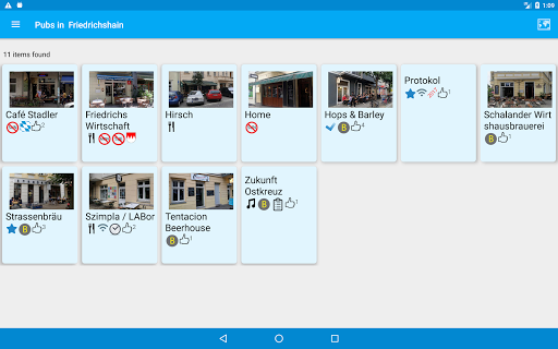 Screenshot of Beer Guide Berlin