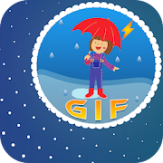 Rain GIF : Happy Monsoon GIF
