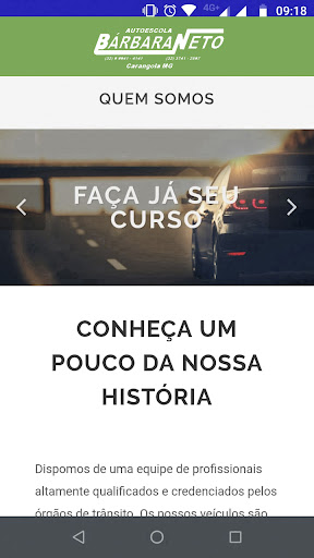 Autoescola Barbara Neto Screen 2