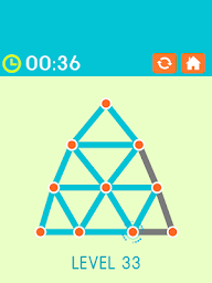 Connect the Graph: one touch connect dots puzzle