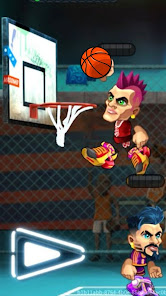 Screenshot 2 Slam Dunk Hoop Basketball Race android