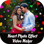 Cover Image of ดาวน์โหลด Heart Photo Effect Video Maker 1.5 APK