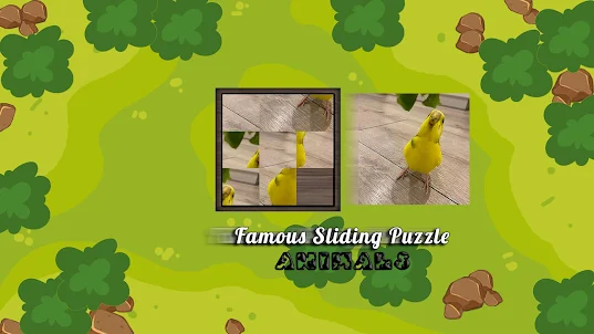 Famous Sliding Puzzle: Animals