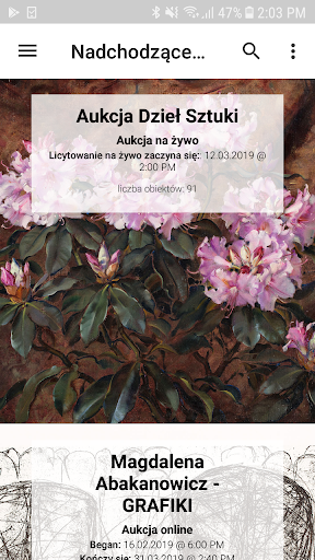 Android application Polswissart screenshort