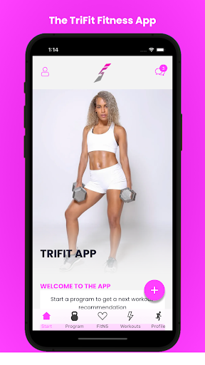 TRIFIT APP Screen 3