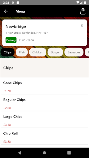Conti Fish Bar Screen 2