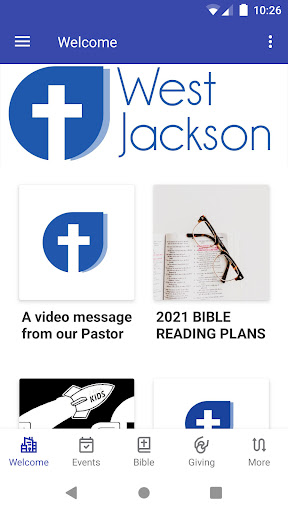 Android application West Jackson Street Baptist screenshort