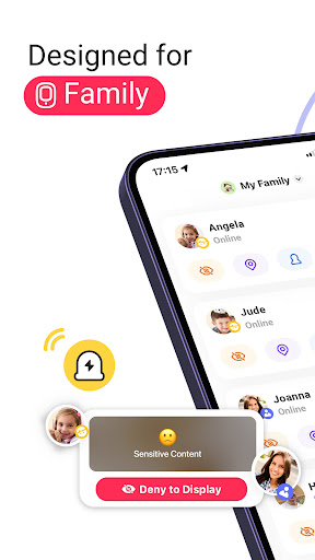 Screenshot of JusTalk Family Messenger