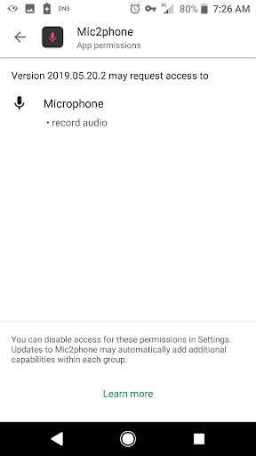 Mic2phone Screen 3