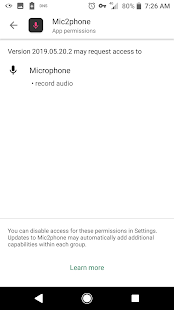 Mic2phone Ekran Görüntüsü