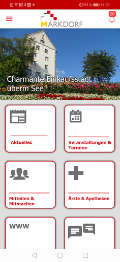 Android application Markdorf screenshort