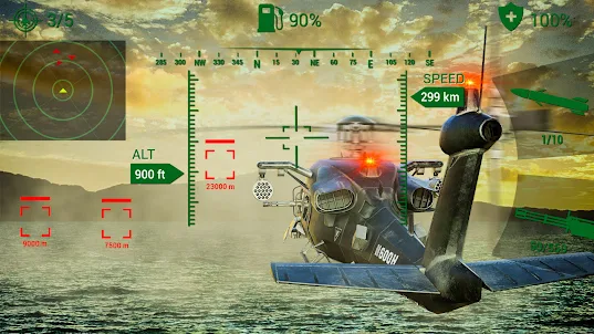 Gunship Heli War - Simulator