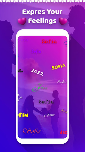 My Love Name Valentine Day LWP Screen 3
