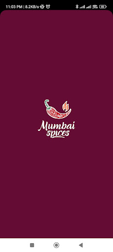Android application Mumbai Spices screenshort