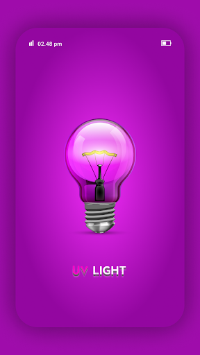 Android application UV light simulator screenshort