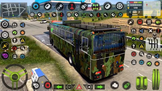 jogo de ônibus do exército
