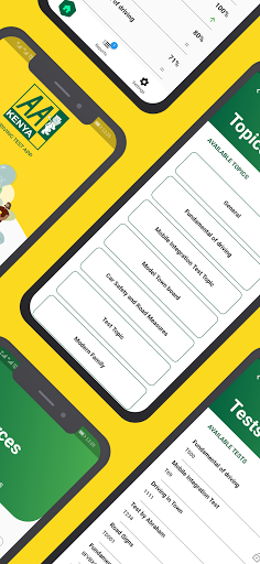 AA Driving Test App Screen 2