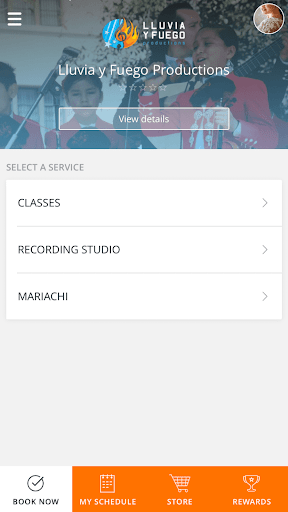 Android application Lluvia Y Fuego screenshort