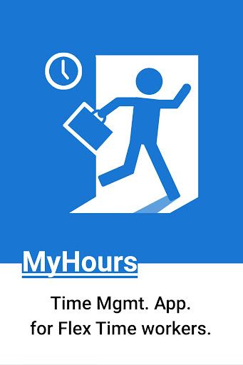 Android application MyWorkHours - Flex Time Mgmt. screenshort