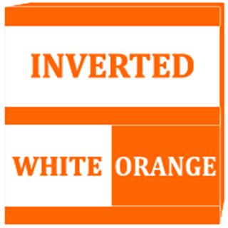 Inverted White Orange IconPack apk