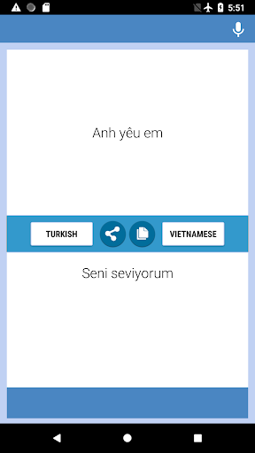 Turkish-Vietnamese Translator Screen 2
