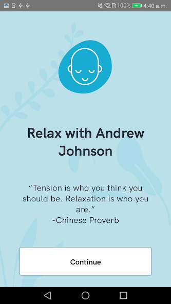 Relax with Andrew Johnson banner