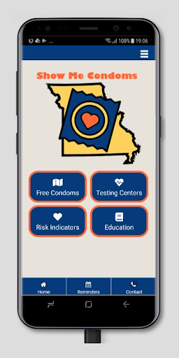 Android application ShowMeCondoms screenshort