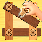 Nuts & Bolts Game: Wood Puzzle