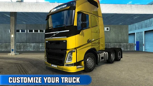 transporte de caminhão euro