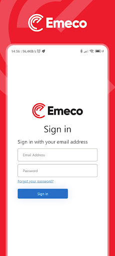 Android application Emeco Timesheets screenshort