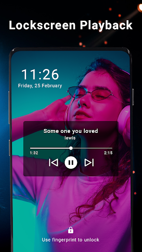 Screenshot of Music Player