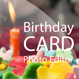 Birthday Card Photo Editor icon
