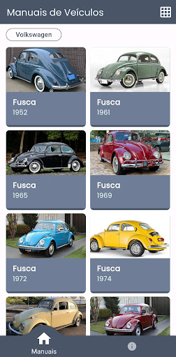 Android application Manual Fusca, Kombi, Monza e + screenshort