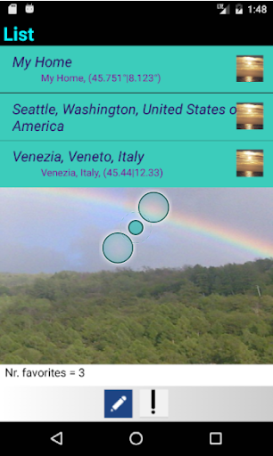 Android application World Weather screenshort