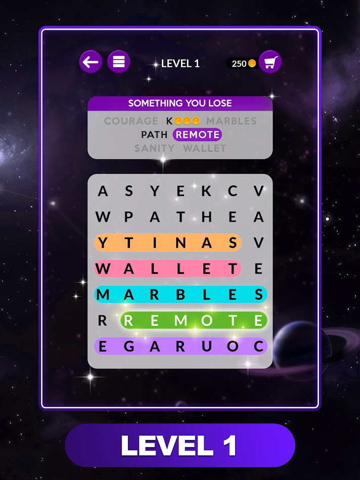 #7. Wordscapes Search: Word Games (Android) Podle: PeopleFun