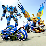 Cover Image of 下载 Flying Tiger Robot Bike Game  APK