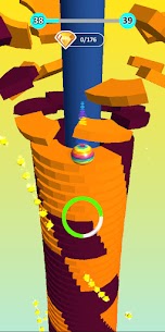 Tower Blast – تحطم كومة الكرة من خلال الحلزون 3D 3