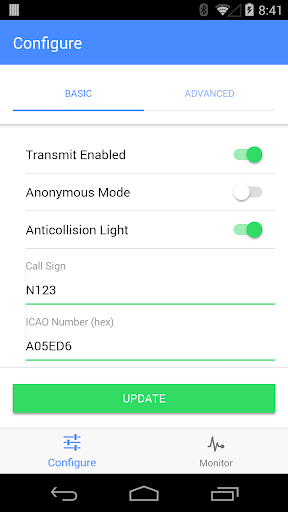 uAvionix skyBeacon Installer Screen 3