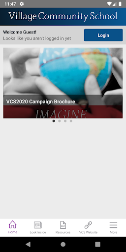 Android application Village Community School screenshort