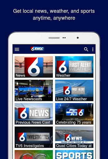 Screenshot of KWQC News | Quad Cities